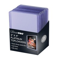 Ultra Clear Platinum Toploaders kortų laikikliai 3" x 4" 25 vnt. Ultra PRO